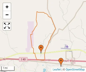 Area schools map